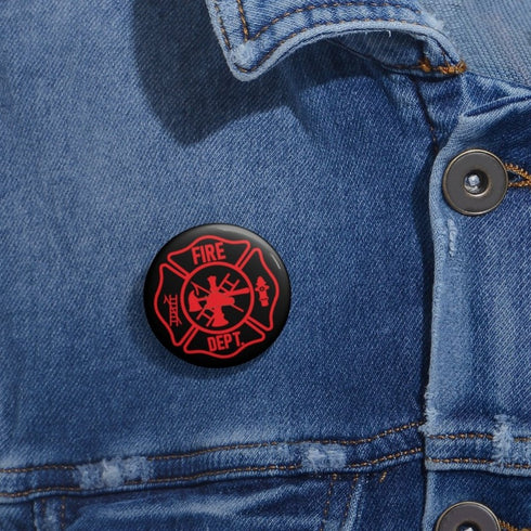Fire Dept. Pin Buttons